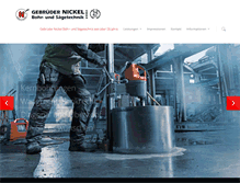 Tablet Screenshot of gebr-nickel.de
